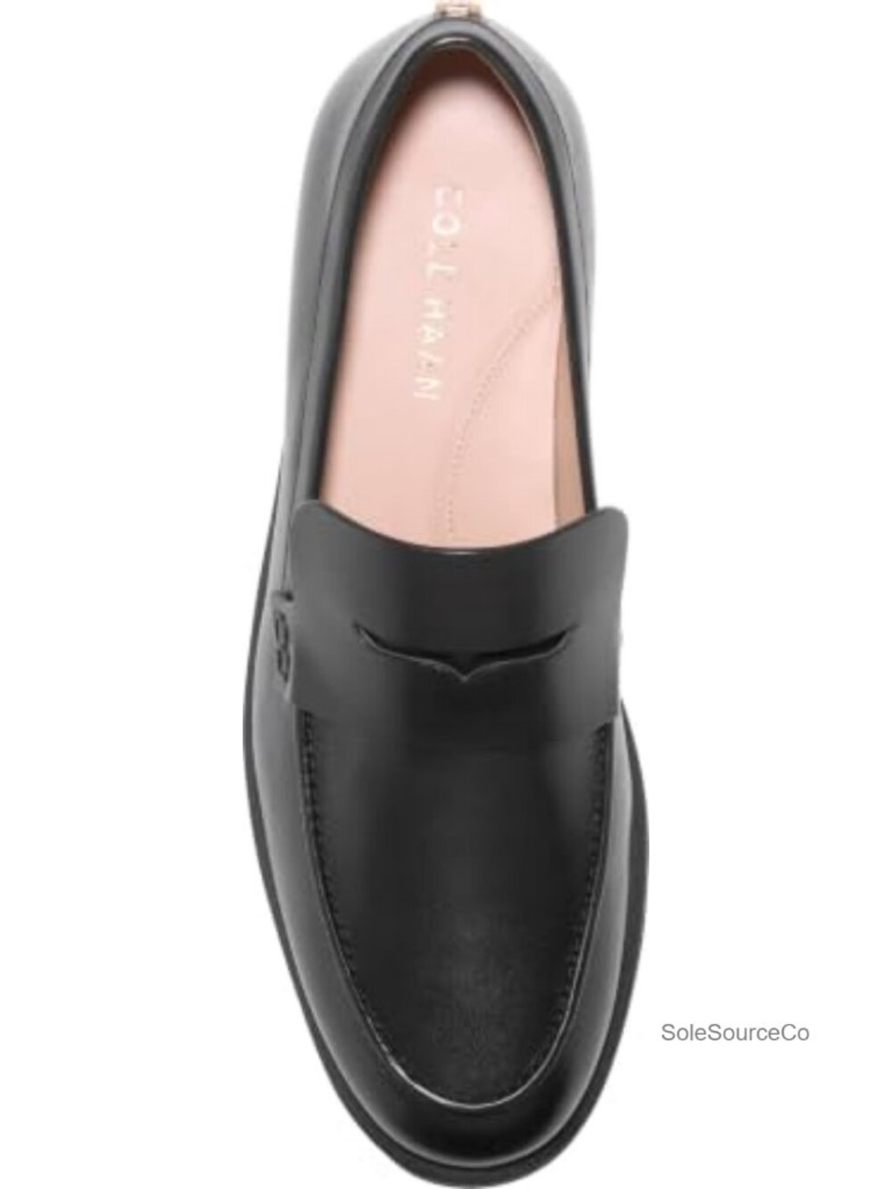 Leather Penny Loafers with Moc Stitch Detail – Comfortable Business Casual Flats - Picture 4 of 6